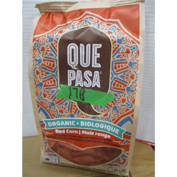 SHELF PULLS (AS IS):  RED CORN CHIPS (300G) - BAG