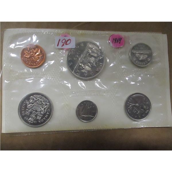 1969 PROOF CANADA MINT SEALED COIN SET