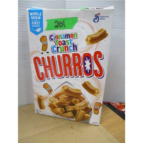 SHELF PULLS (AS IS):  CINNAMON CHURROS (337G)