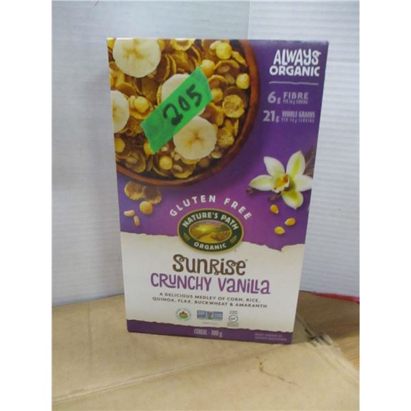 SHELF PULLS (AS IS):  CRUNCHY VANILLA CEREAL (300G) - BAG
