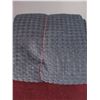 Image 1 : SEIZURE:  BLUE CLOTH SHOWER CURTAIN