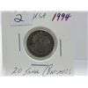 Image 3 : 1994 USA 20 SILVER CENTAVOS