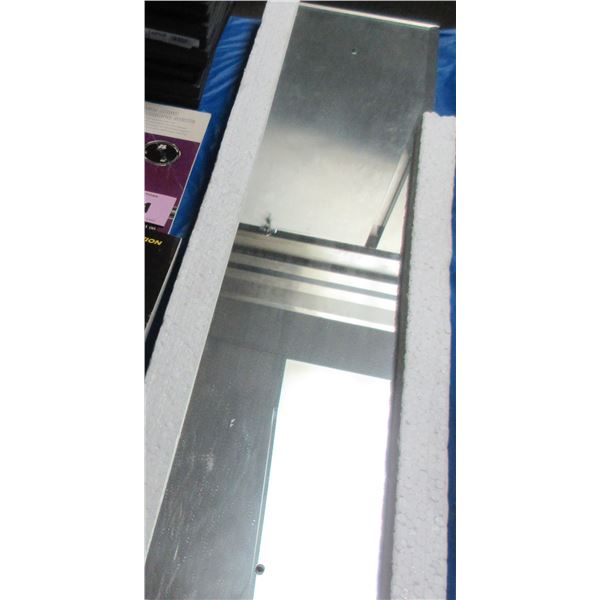 ESTATE:  SET OF 2 MIRRORED/BEVELLED SHELVES (APPROX. 36" X 8")