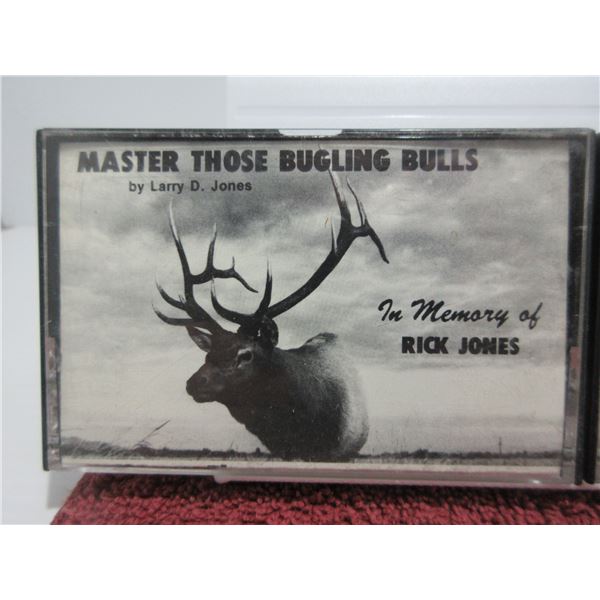 HUNTING:  3 CASSETTES INCLUDING BUGLING, ELK HUNTING & MASTER THOSE BUGLING BULLS