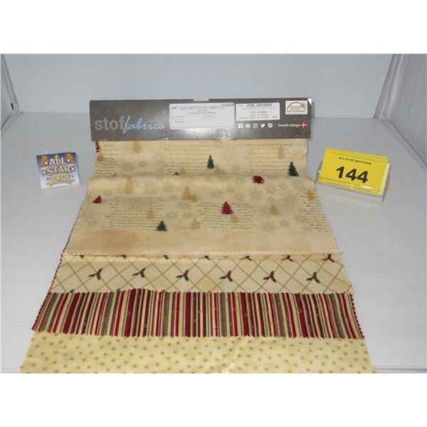 NEW:  STAR SPRINKLE (RED/GOLD/GREEN) PRECUTS MATERIAL