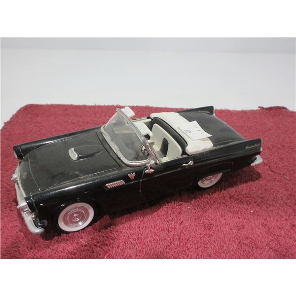 COLLECTABLE:  1955 BLACK THUNDERBIRD METAL CAR