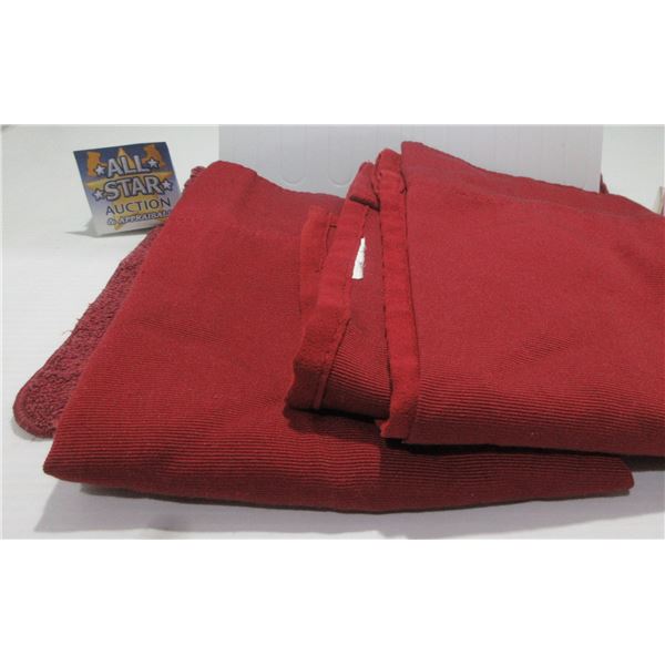 2 BURGUNDY VALENCES