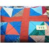 Image 1 : ESTATE:  HANDMADE QUILT (FULL/QUEEN SIZE)