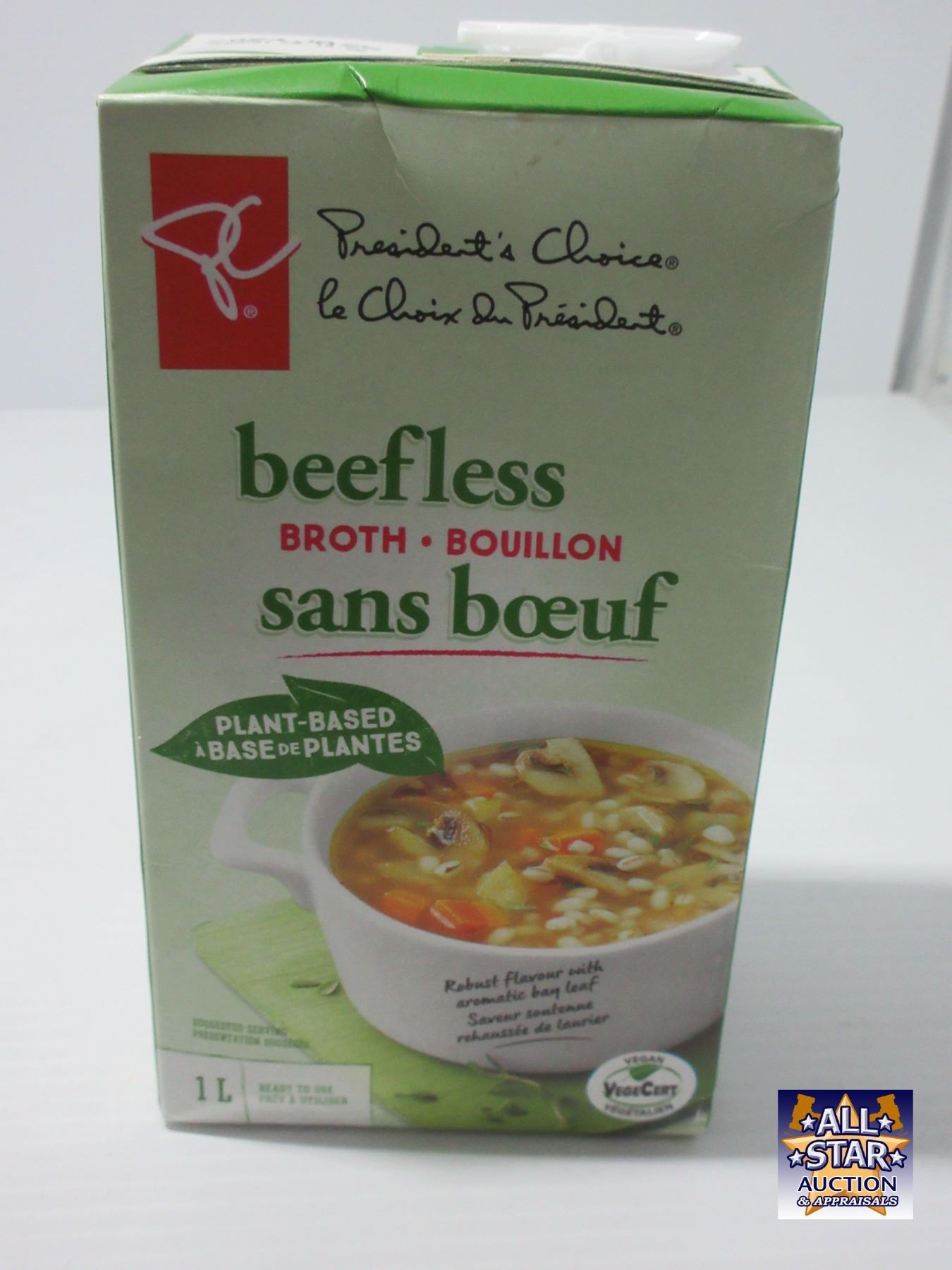 PC BEEFLESS BROTH (1L) - CARTON