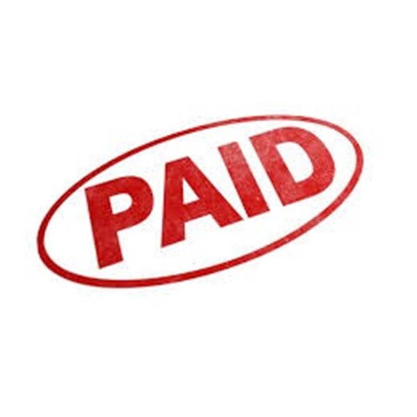 PAYMENT & PICK-UP:  Tuesday, Sept. 10th & Wednesday, Sept. 11th from 10 am - 5 pm