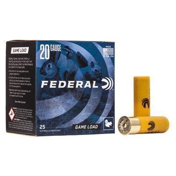 FED GAME LOAD 20GA 2 3/4" #7.5 - 275 Rounds