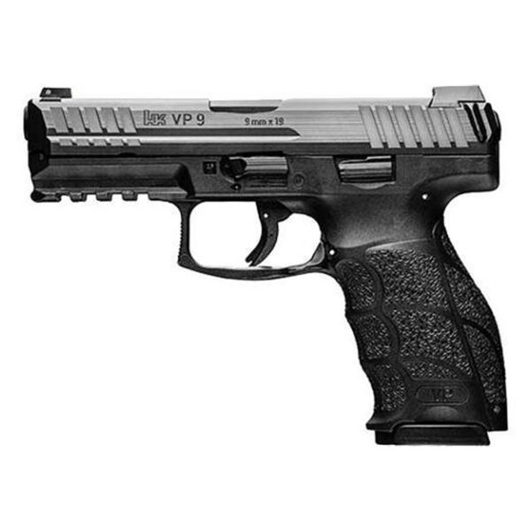 HK VP9 STRIKER FIRED 9MM 4.09" BBL 2-17RD BLK