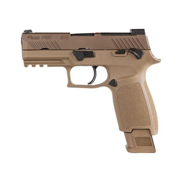 SIG P320 M18 9MM 3.9" NITE SGT DP PRO PLATE 17RD/21RD COYOTE