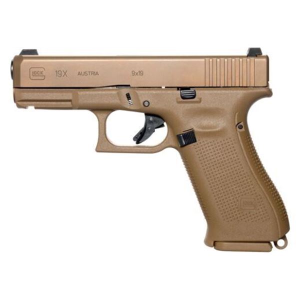 GLOCK 19X 9MM NIGHT SIGHTS 19-SHOT FDE