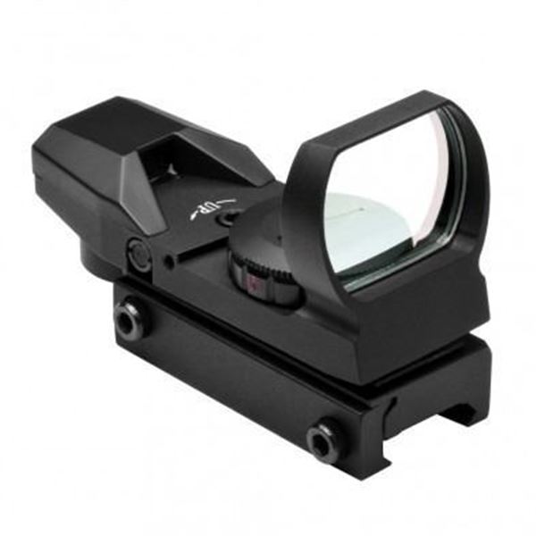 NcSTAR Red & Green Four Reticle Reflex Optic - Black