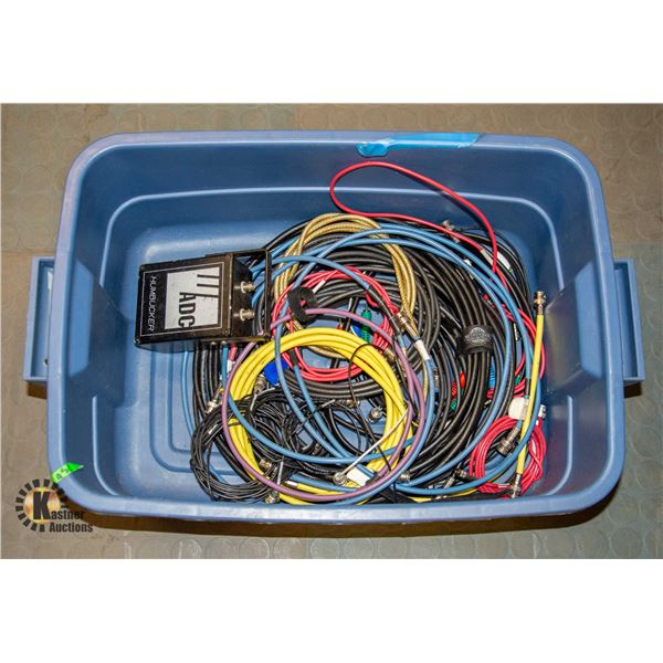BAILIFF SEIZED: TOTE OF SHORT VIDEO CABLE