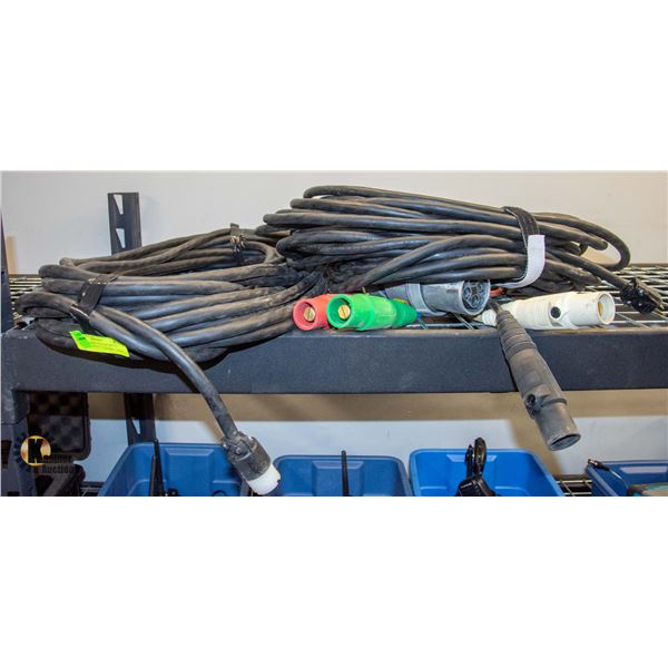 BAILIFF SEIZED: LOT OF MEDIA CABLES VARIOUS GAUGES