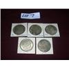 Image 1 : (5) 1921 Morgan silver dollars