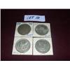 Image 1 : (1) 1878, (1) 1879, (1) 1879D, (1) 1880 MORGAN SILVER DOLLARS