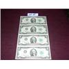 Image 1 : (1) UNCUT SHEET $2 BILLS