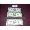 Image 1 : (3) $2 BILLS