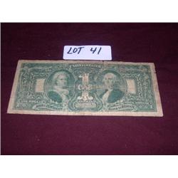 1896 EDUCATIONAL NOTE - GEORGE AND MARTHA WASHINGTON