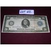 Image 1 : 1914 GROVER CLEVELAND TRAINSHIP $20 BILL, BLUE SEALED