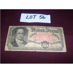 1875 50 CENT FRACTIONAL CURRENCY