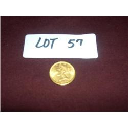 1900 $5 DOLLAR GOLD PIECE