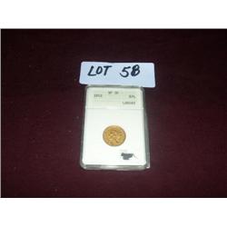 1853 2 1/2 DOLLAR GOLD PIECE