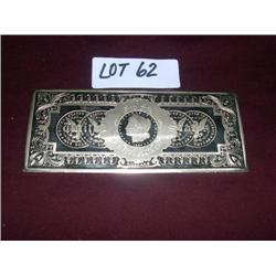 ONE HALF POUND SILVER BAR