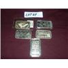 Image 1 : (5) 1 oz SILVER BARS