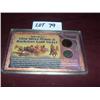 Image 1 : AMERICANS 1ST PENNY RACKETEER GOLD NICKEL