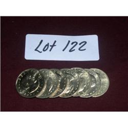 (6) 1979, (1)1980 SUSAN B ANTHONY DOLLAR