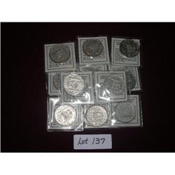 (11) AMERICAS' FIRST SILVER DOLLARS