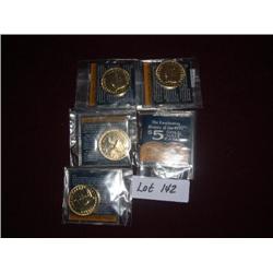 (5) 1795 REPLICA $5 GOLD HALF EAGLE