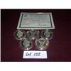 Image 1 : (5) NATIONAL COLLECTORS MINT  SILVER 1889CC MORGAN PROOF