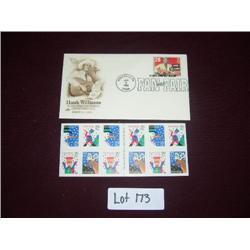 1993 FAN FAIR,  HANK WILLIAMS ENVELOPE & STAMP