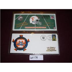 NATIONAL CHAMPIONSHIP STAMPS & ENVELOPES  - LADY VOLS NCAA