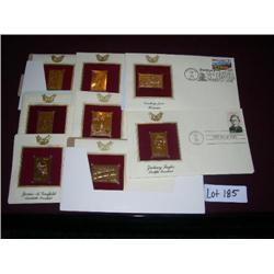 ASSORTED GOLD STAMP REPLICA ,FIRST DAY ISSUE