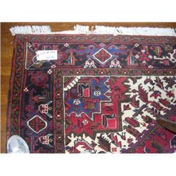 PERSIA-HANDMADE HERIZ 9 1//2 X 6 2/3 RUG