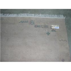 NEPALESE HANDMADE 7.11 X 5.07 RUG