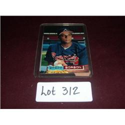 PEDRO BORBON SIGNED CARD