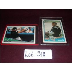 BO JACKSON - FOOTBALL AND ROOKIE CARD