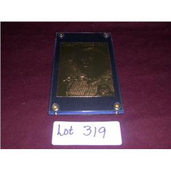 CHRISTY MATHEWSON 22 KARAT GOLD CARD