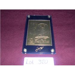 FRANK THOMAS 22 KARAT GOLD CARD
