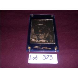 WILLIE MAYS 22 KARAT GOLD CARD