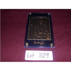 CAL RIPKEN JR 22 KARAT GOLD CARD