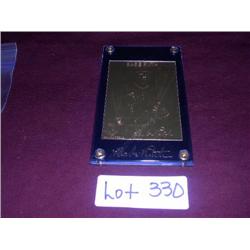 BABE RUTH 22 KARAT GOLD CARD