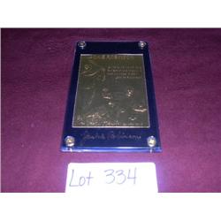 JACKIE ROBINSON GOLD CARD